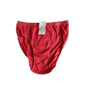 Rene Rofe Panties Size 10 New Orange Cotton